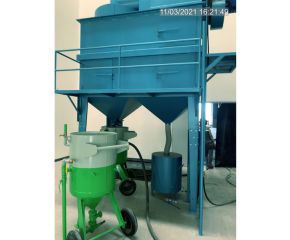 Hệ thống phun bi bán tự động